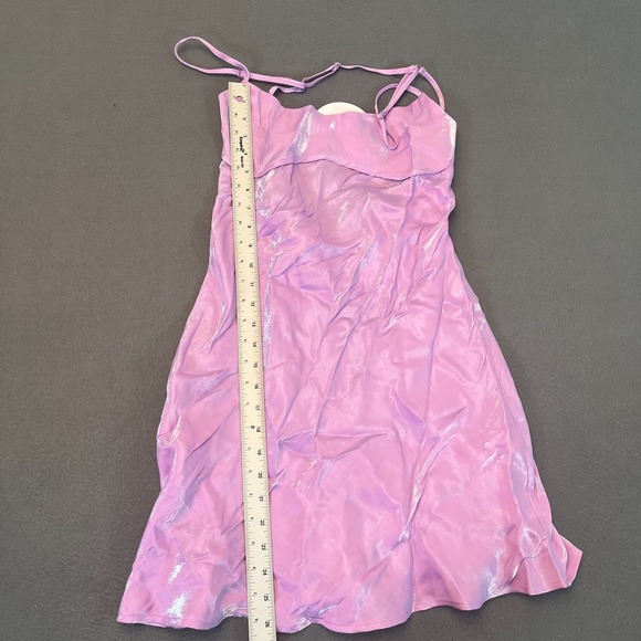 Princess Polly Women's Violetta Purple Mini Dress Ruched Size 6 Barbie NWT - Picture 8 of 10